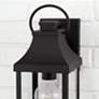 4_Capital Bradford 17 1/4"H Black Outdoor Lantern Wall Light more views