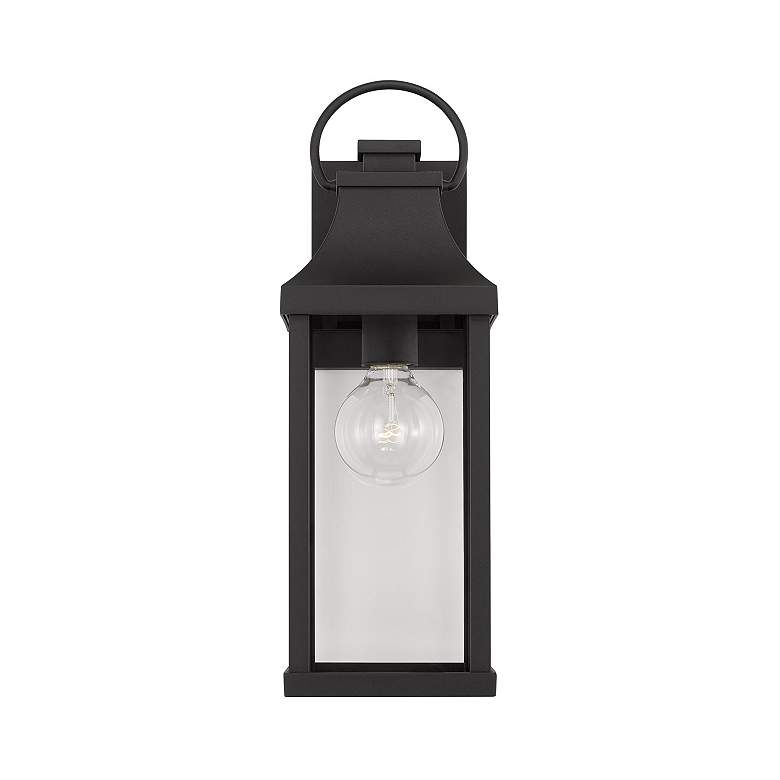 Image 6 Capital Bradford 17 1/4"H Black Outdoor Lantern Wall Light more views
