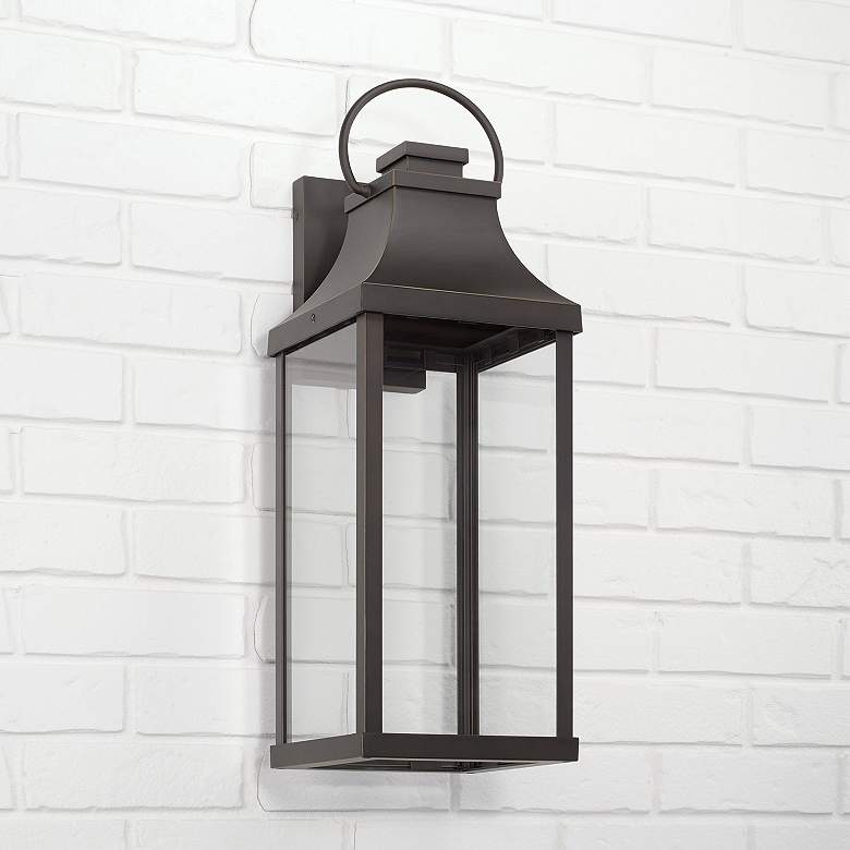 Image 5 Capital Bradford 24" High Oiled Bronze Outdoor Wall Light more views