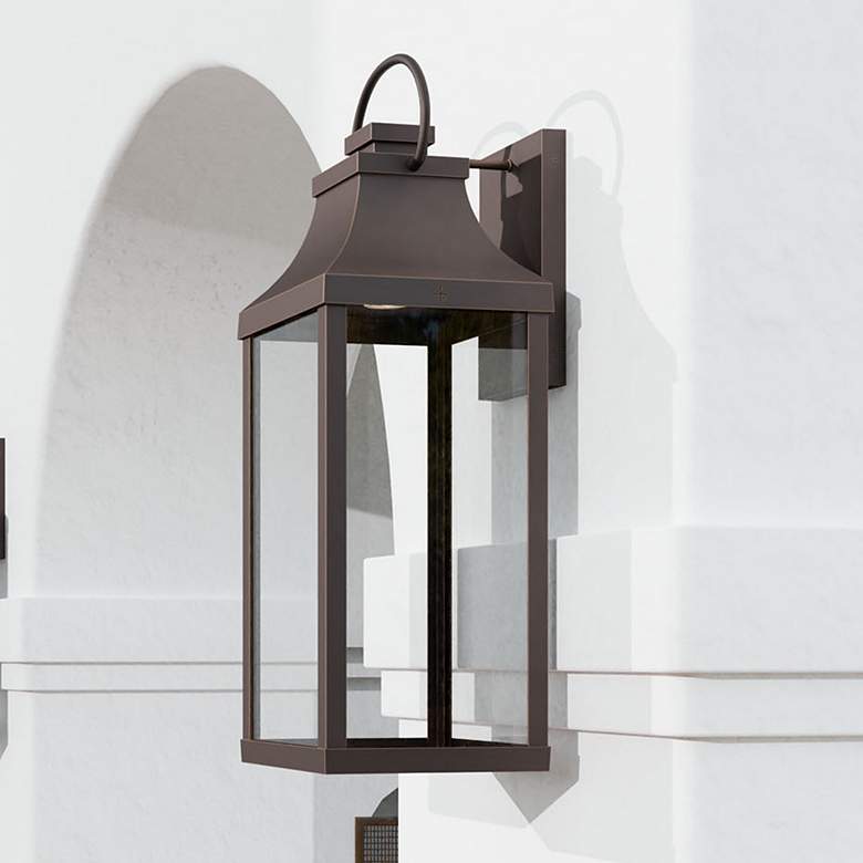 Image 1 Capital Bradford 27" High Oiled Bronze Outdoor Wall Light