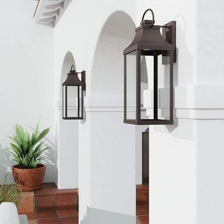 Image 3 Capital Bradford 27" High Oiled Bronze Outdoor Wall Light more views