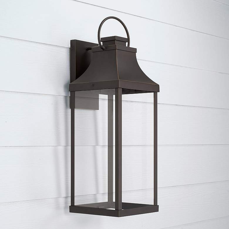 Image 7 Capital Bradford 27" High Oiled Bronze Outdoor Wall Light more views