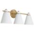 Capital Bradley 24" Wide Aged Brass 3-Light Bath Light