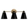 Thumbnail4 of Capital Bradley 24" Wide Aged Brass 3-Light Bath Light more views