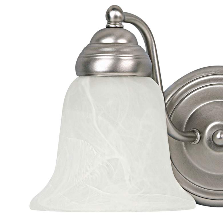 Image 2 Capital Brady 7 1/4" High Matte Nickel 2-Light Wall Sconce more views
