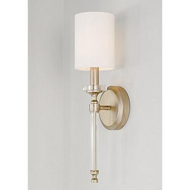 Capital Breigh 18 1/4" High Brushed Champagne Wall Sconce