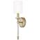 Capital Breigh 18 1/4" High Brushed Champagne Wall Sconce