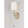 2_Capital Breigh 18 1/4" High Brushed Champagne Wall Sconce