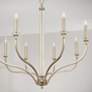 4_Capital Breigh 38" Wide Brushed Champagne 8-Light Chandelier more views