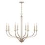 5_Capital Breigh 38" Wide Brushed Champagne 8-Light Chandelier more views