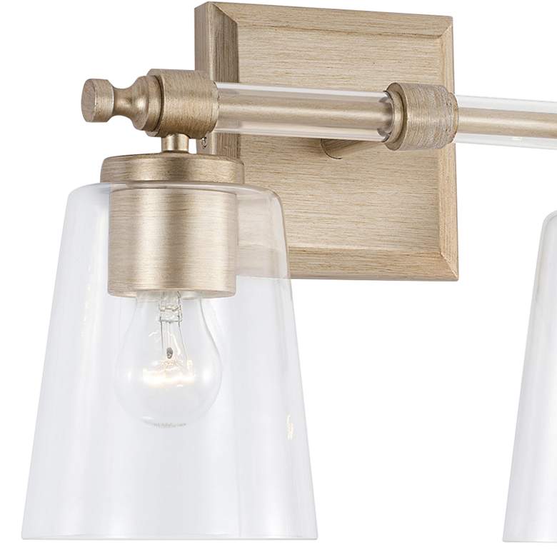 Image 3 Capital Breigh 9 3/4"H Brushed Champagne 2-Light Wall Sconce more views