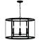 Capital Brennen 25" Wide Black Iron 4-Light Pendant