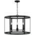 Capital Brennen 25" Wide Black Iron 4-Light Pendant