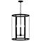 Capital Brennen Foyer 19" Wide Black Iron 4-Light Pendant