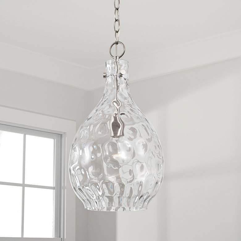 Image 3 Capital Brentwood 9 3/4" Wide Brushed Nickel Mini Pendant more views