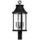 Capital Bridger 25 3/4"H Black 4-Light Outdoor Post Light