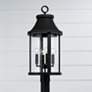 1_Capital Bridger 25 3/4"H Black 4-Light Outdoor Post Light