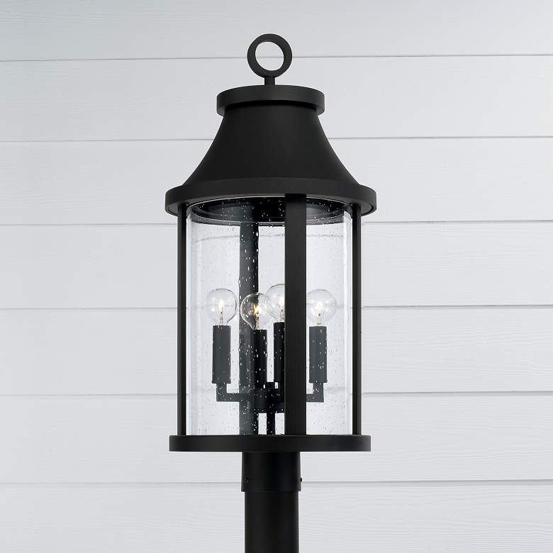 Image 3 Capital Bridger 25 3/4"H Black 4-Light Outdoor Post Light more views