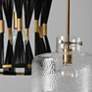 4_Capital Brighton 11 1/2"W Aged Brass Pebbled Mini Pendant more views