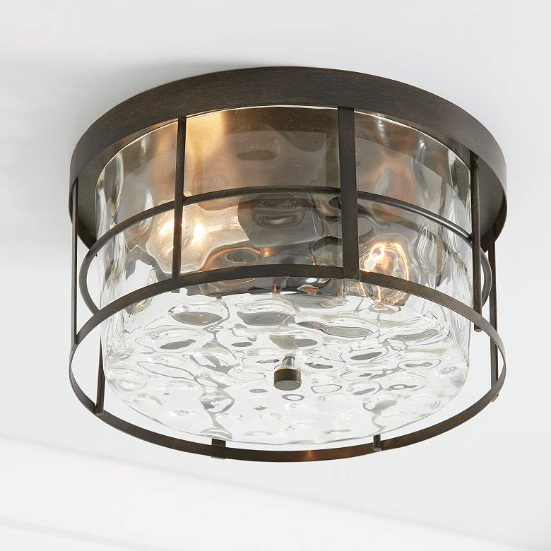 Image 3 Capital Bristol 13" Wide Farm House 2-Light Ceiling Light more views