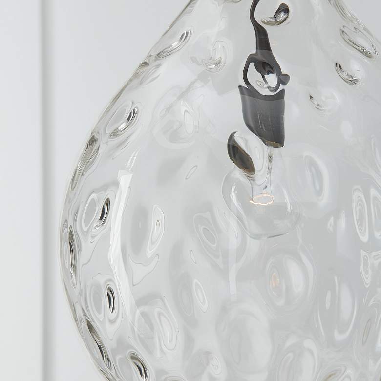 Image 7 Capital Bristol 15"W Farmhouse Grayish Black Pendant Light more views