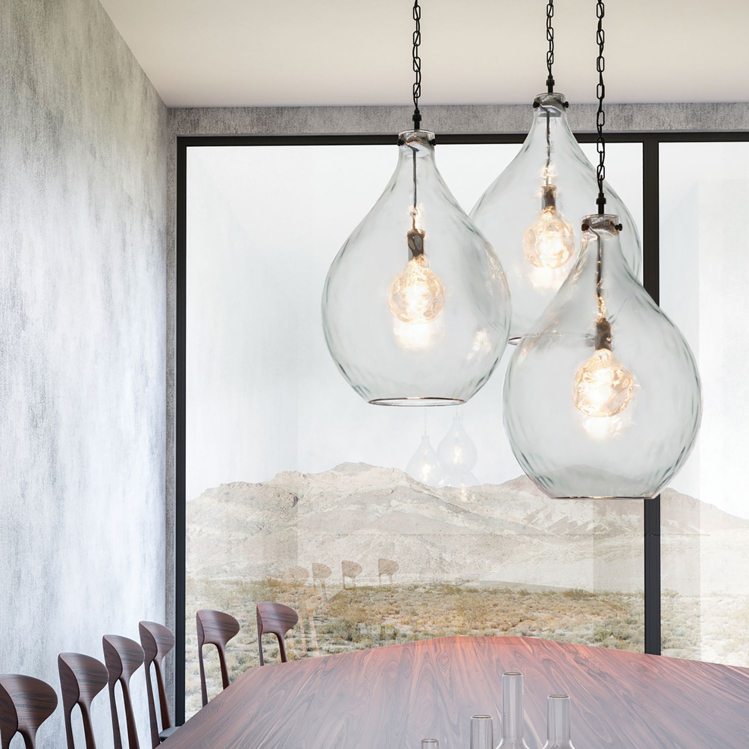 Capital Bristol 15"W Farmhouse Grayish Black Pendant Light