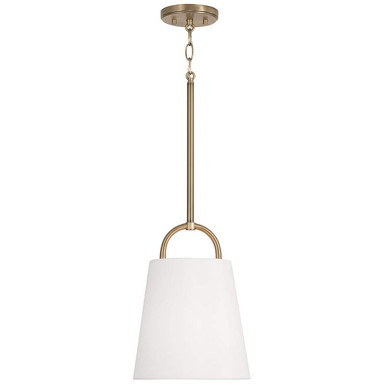 Image 1 Capital Brody 10" Wide Brass Metal Mini Pendant