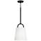 Capital Brody 10" Wide Matte Black Mini Pendant