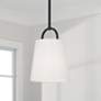 1_Capital Brody 10" Wide Matte Black Mini Pendant