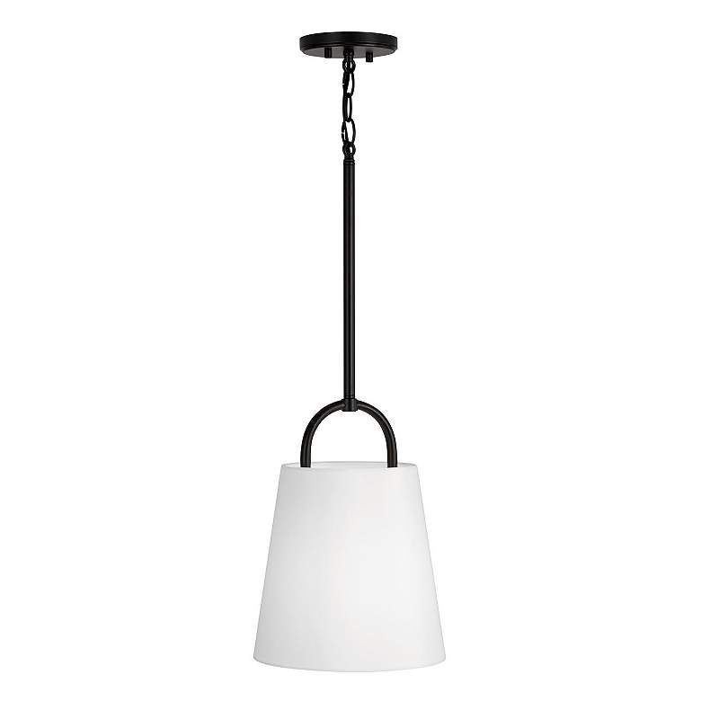 Image 4 Capital Brody 10" Wide Matte Black Mini Pendant more views
