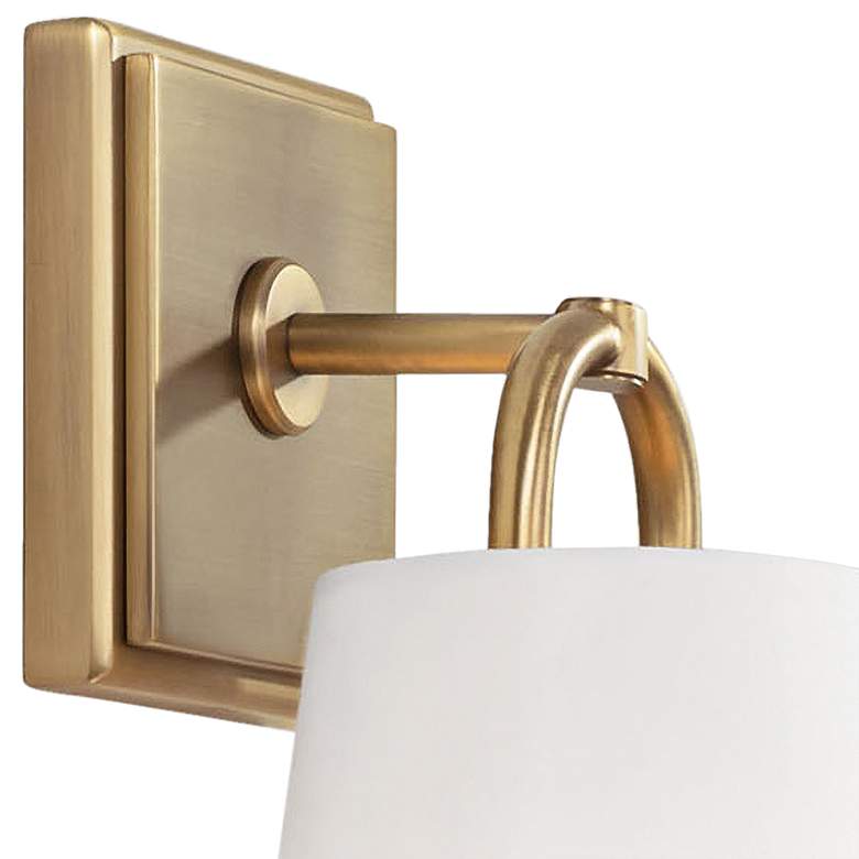 Image 3 Capital Brody 11" High Aged Brass Wall Sconce more views