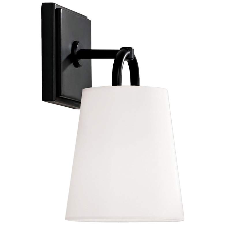 Image 2 Capital Brody 11" High Matte Black Wall Sconce