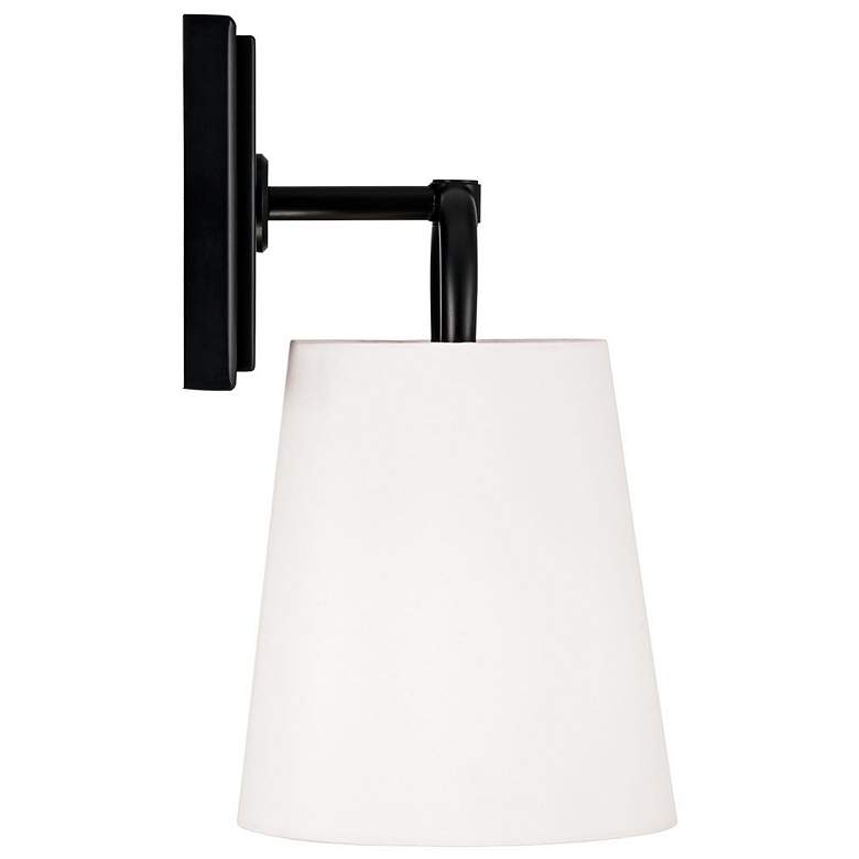 Image 4 Capital Brody 11" High Matte Black Wall Sconce more views
