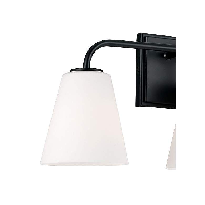 Image 3 Capital Brody 23 1/2" Wide Matte Black 3-Light Bath Light more views