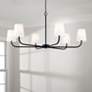 Thumbnail1 of Capital Brody 47" Wide Matte Black 6-Light Chandelier