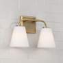 1_Capital Brody 9" High Aged Brass 2-Light Wall Sconce
