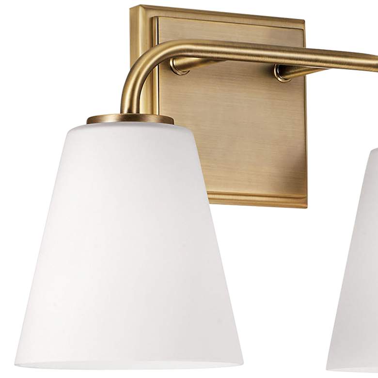 Image 3 Capital Brody 9" High Aged Brass 2-Light Wall Sconce more views