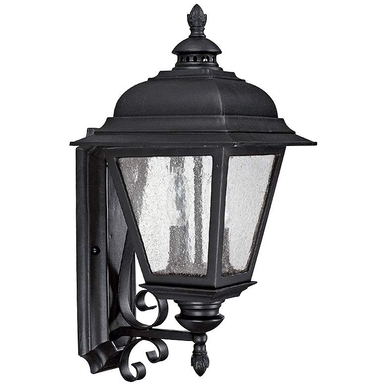 Image 1 Capital Brookwood 18 3/4 inch High Black Outdoor Wall Light