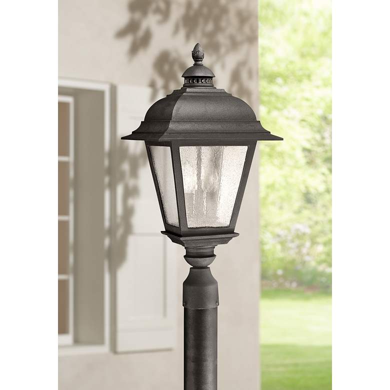 Image 1 Capital Brookwood 24" High Matte Black Outdoor Post Light