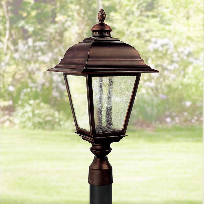 Image 1 Capital Brookwood 24" High Old Bronze Outdoor Post Light