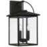 Capital Bryson 19 3/4" High Black 3-Light Outdoor Wall Light