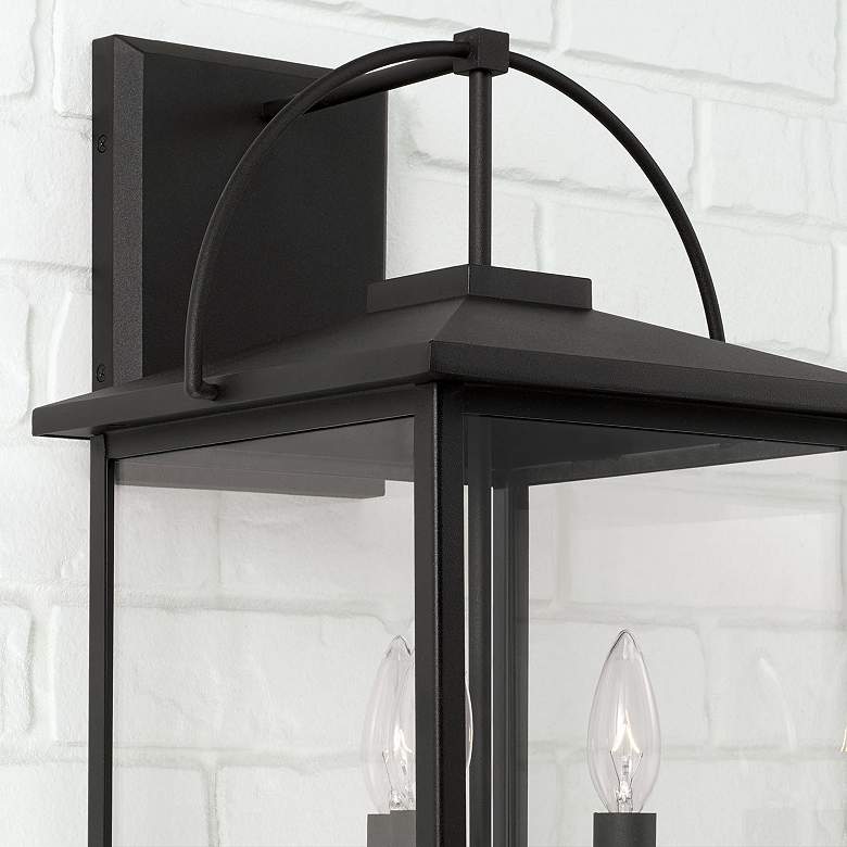 Image 3 Capital Bryson 19 3/4" High Black 3-Light Outdoor Wall Light more views