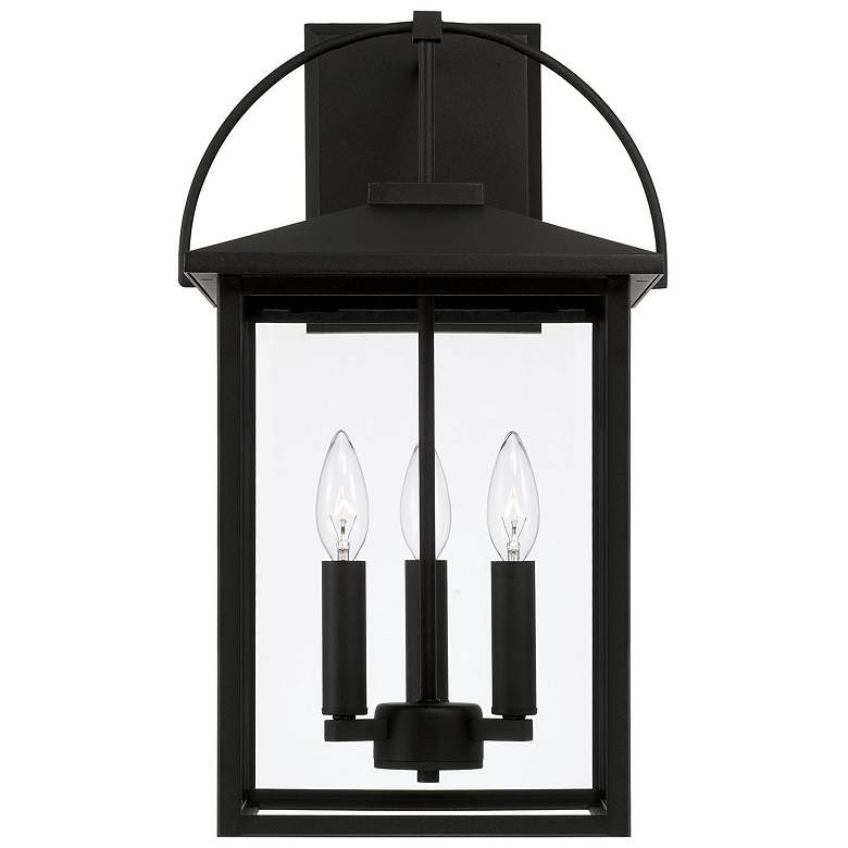 Image 5 Capital Bryson 19 3/4" High Black 3-Light Outdoor Wall Light more views