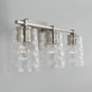 3_Capital Burke 24" Wide Brushed Nickel 3-Light Bath Light more views