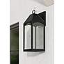 1_Capital Burton 26 1/4" High Black Outdoor Wall Light