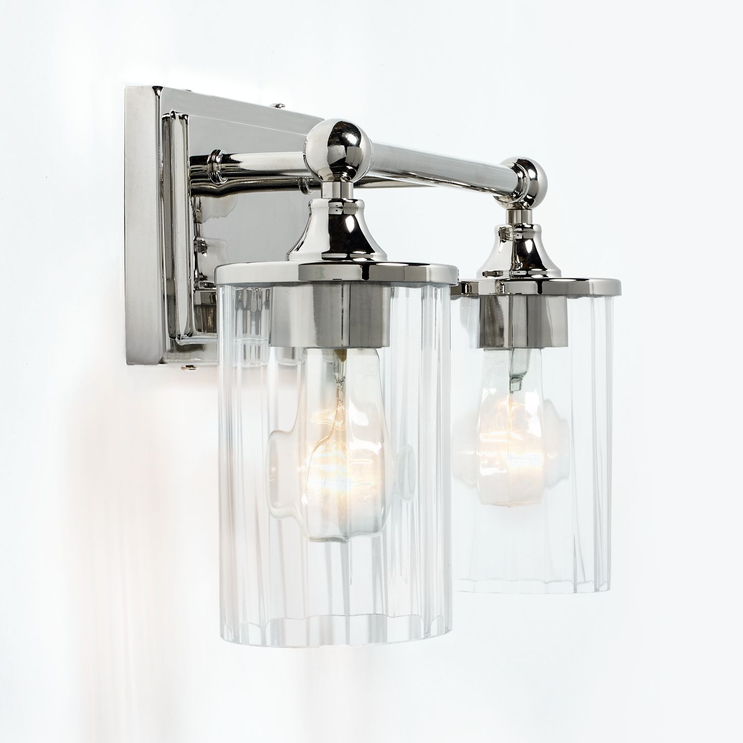 Image 2 Capital Camden 9 1/4"H Polished Nickel 2-Light Wall Sconce more views