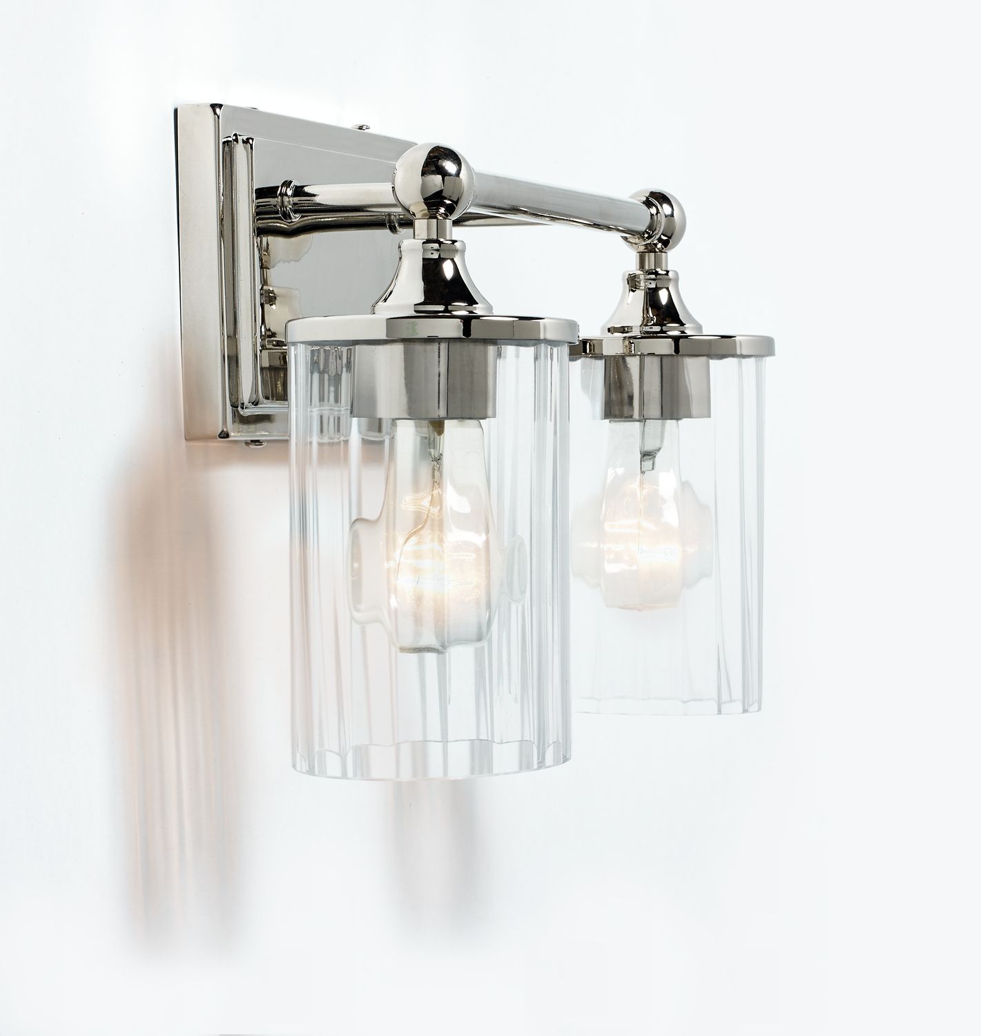 Image 3 Capital Camden 9 1/4"H Polished Nickel 2-Light Wall Sconce more views