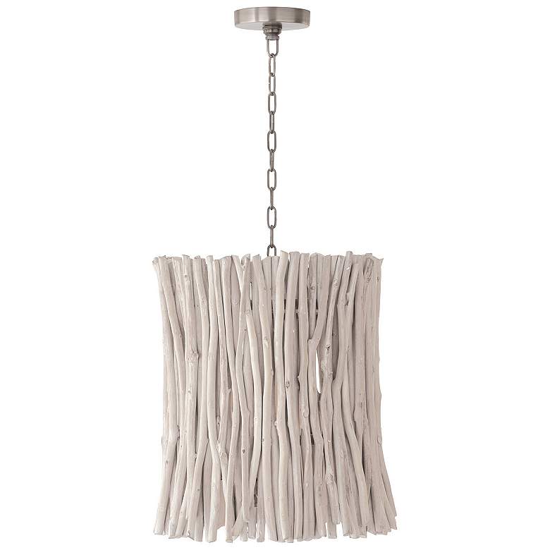 Image 1 Capital Cara 15 1/2" Wide Brushed Pewter Pendant Light