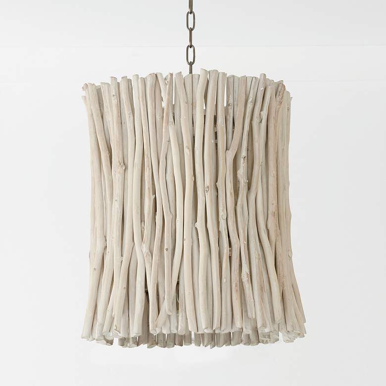 Image 1 Capital Cara 15 1/2" Wide Brushed Pewter Pendant Light