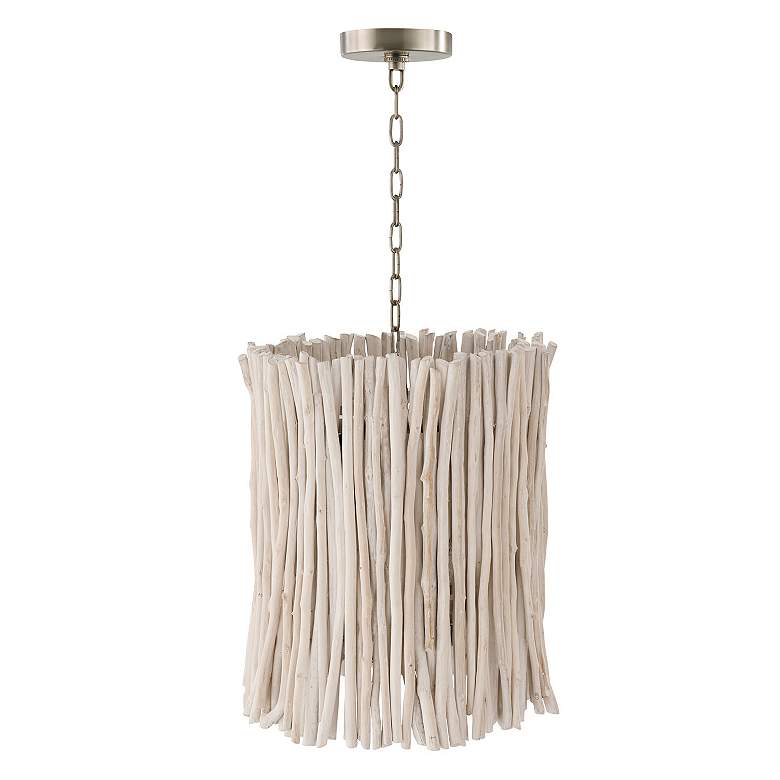 Image 4 Capital Cara 15 1/2" Wide Brushed Pewter Pendant Light more views